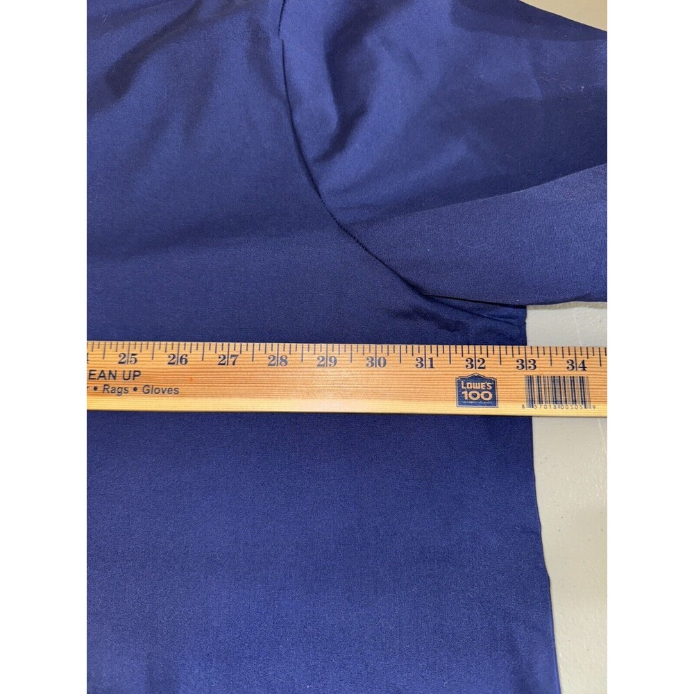 Landau NWT Men's 5XL Pro Flex‎ Scrub Jacket Blue Full Snap Medical Uniform Knit - Picture 6 of 7